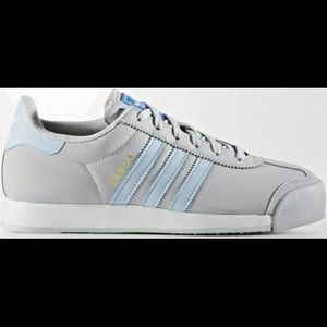 Adidas Samoa Grey and Blue sneakers